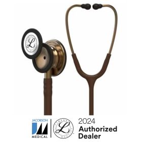Littmann® Classic III™ Stethoscope, Copper finish chest piece, Chocolate Tube, 27 inch, 5809