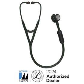 3M™ Littmann® CORE Digital Stethoscope, 8480, Black Chestpiece, Tube, Stem and Headset, 27 inch