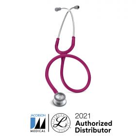 Littmann® Classic II Pediatric Stethoscope (Raspberry Tube, 28 inch, 2122)