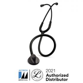 Littmann® Master Classic II™ Stethoscope, Black Plated Chestpiece and Eartubes, Black Tube, 27 inch, 2141